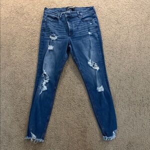 Women’s jeans express size 12 regular skinny distressed